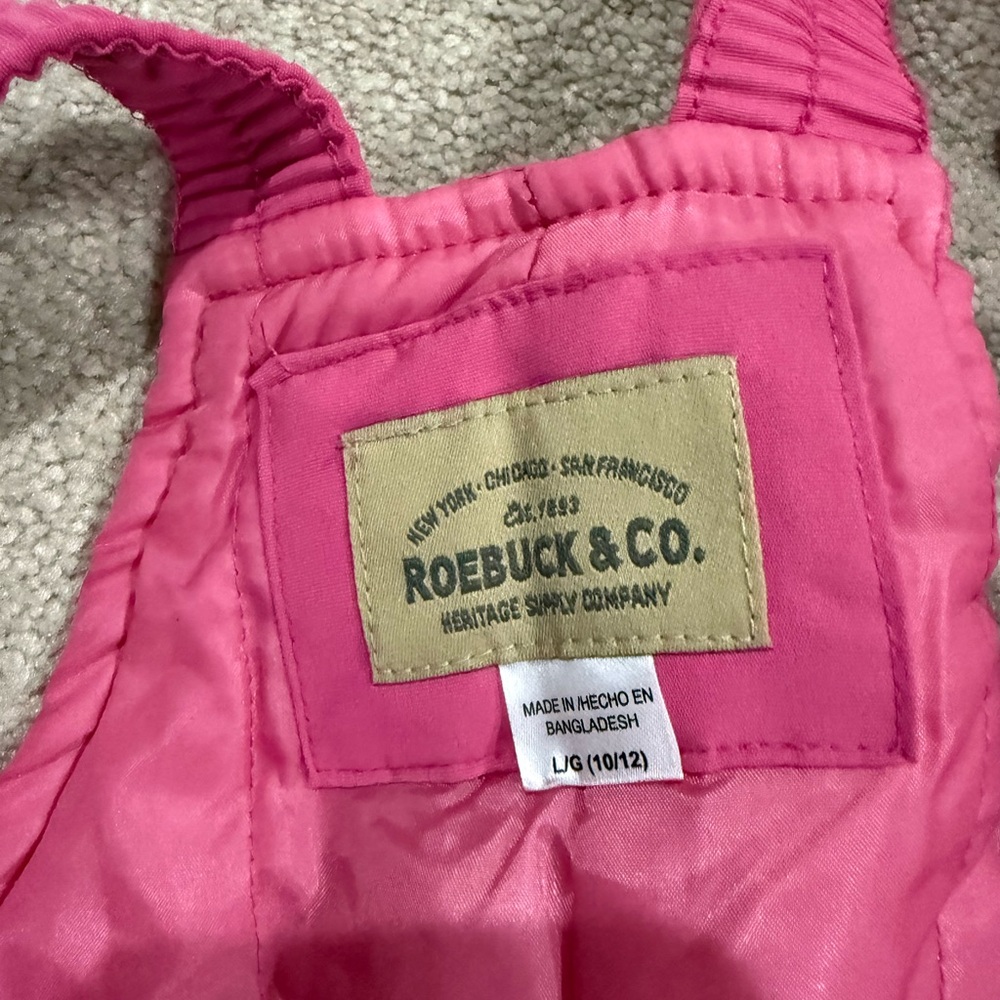 Roebuck & Co. Pink Puffer Vest